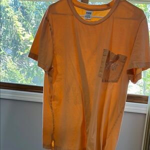 PINK Victoria's Secret Orange Short Sleeve Tee